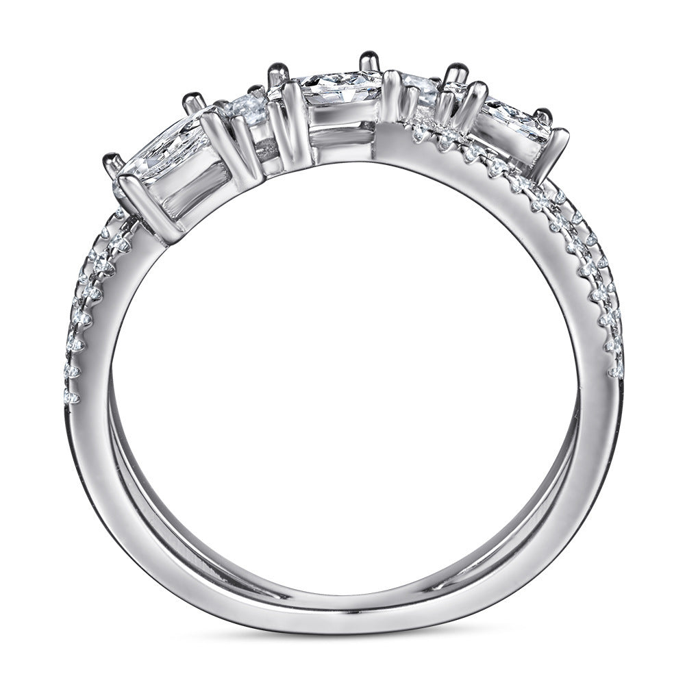 Bague élégante en argent