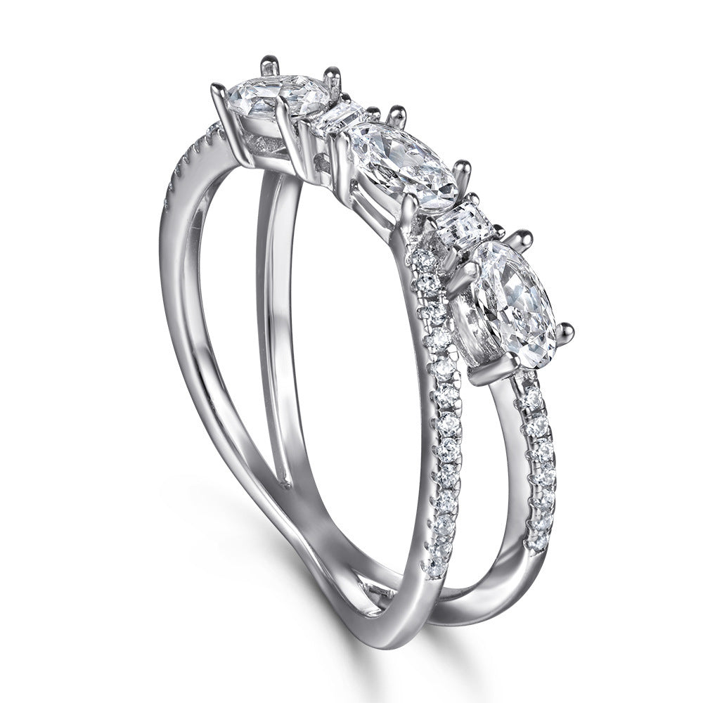 Bague élégante en argent