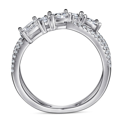 Bague élégante en argent