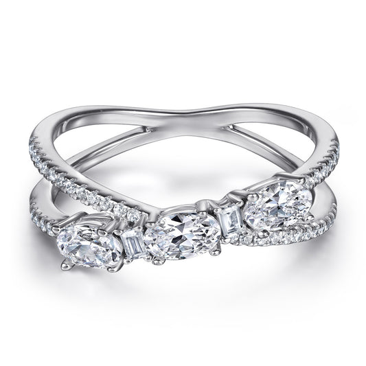 Bague élégante en argent