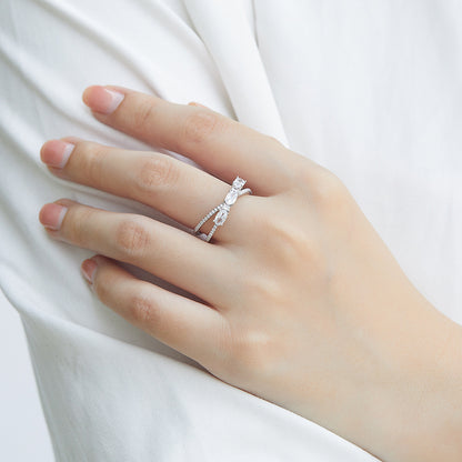 Bague élégante en argent